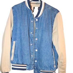 Varsity Denim Jacket